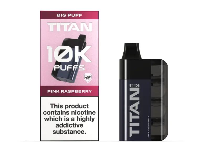  Pink Raspberry Titan 10K Disposable Vape 20mg 